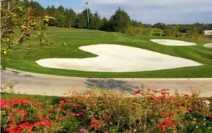 Golf Green Bunker in China on a China golf tour