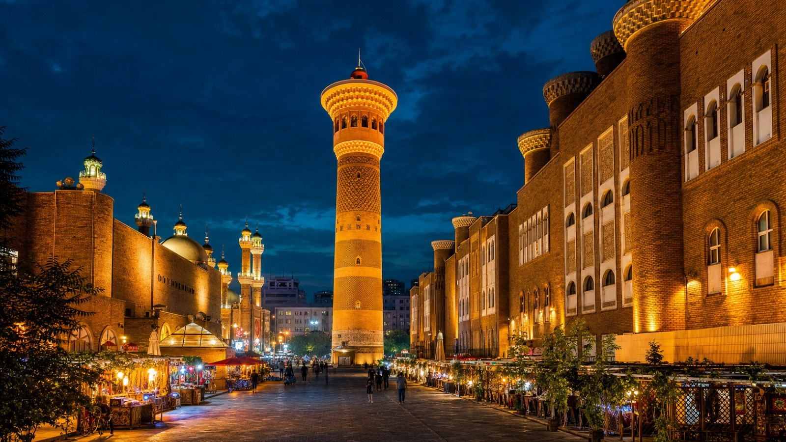 The International Grand Bazaar in Urumqi The International Grand Bazaar in Urumqi