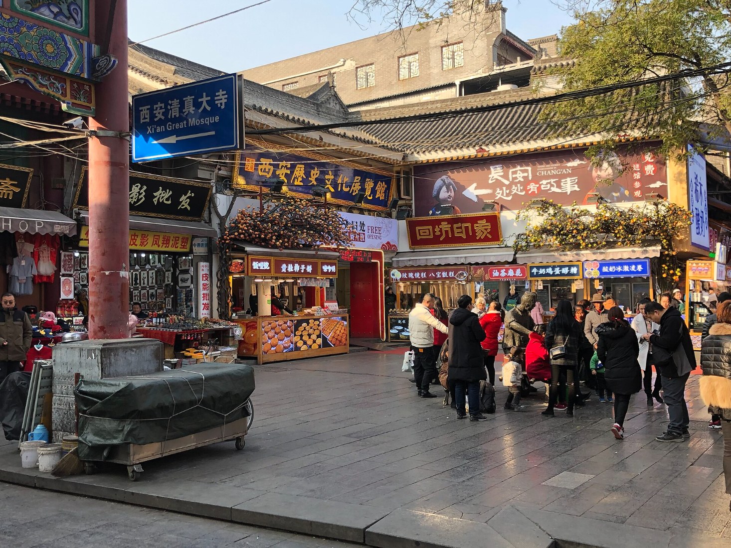 Xian tour: Giant Wild Goose Pagoda and Muslim Quarter; Train Station Transfer, Day 10 of 13-Day China Group Tour from Chengdu with Classic China Exploration