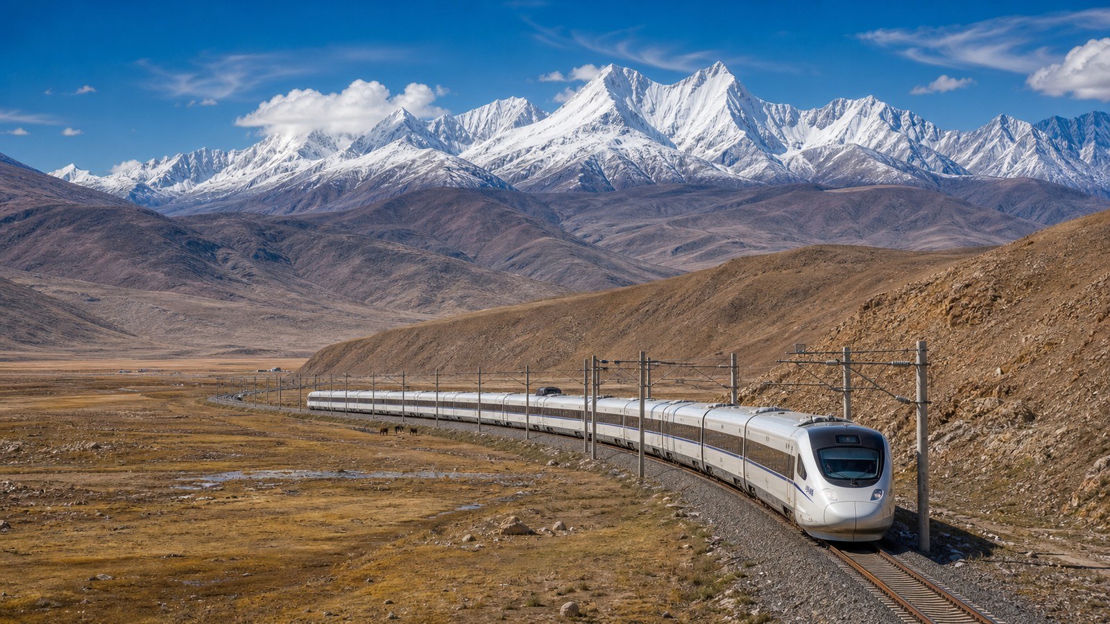 High-speed train from Shigatse to Lhasa; Shigatse to Lhasa by High Speed Train, Day 8 of 13-Day China Group Tour from Shanghai with Holy Tibet Discovery