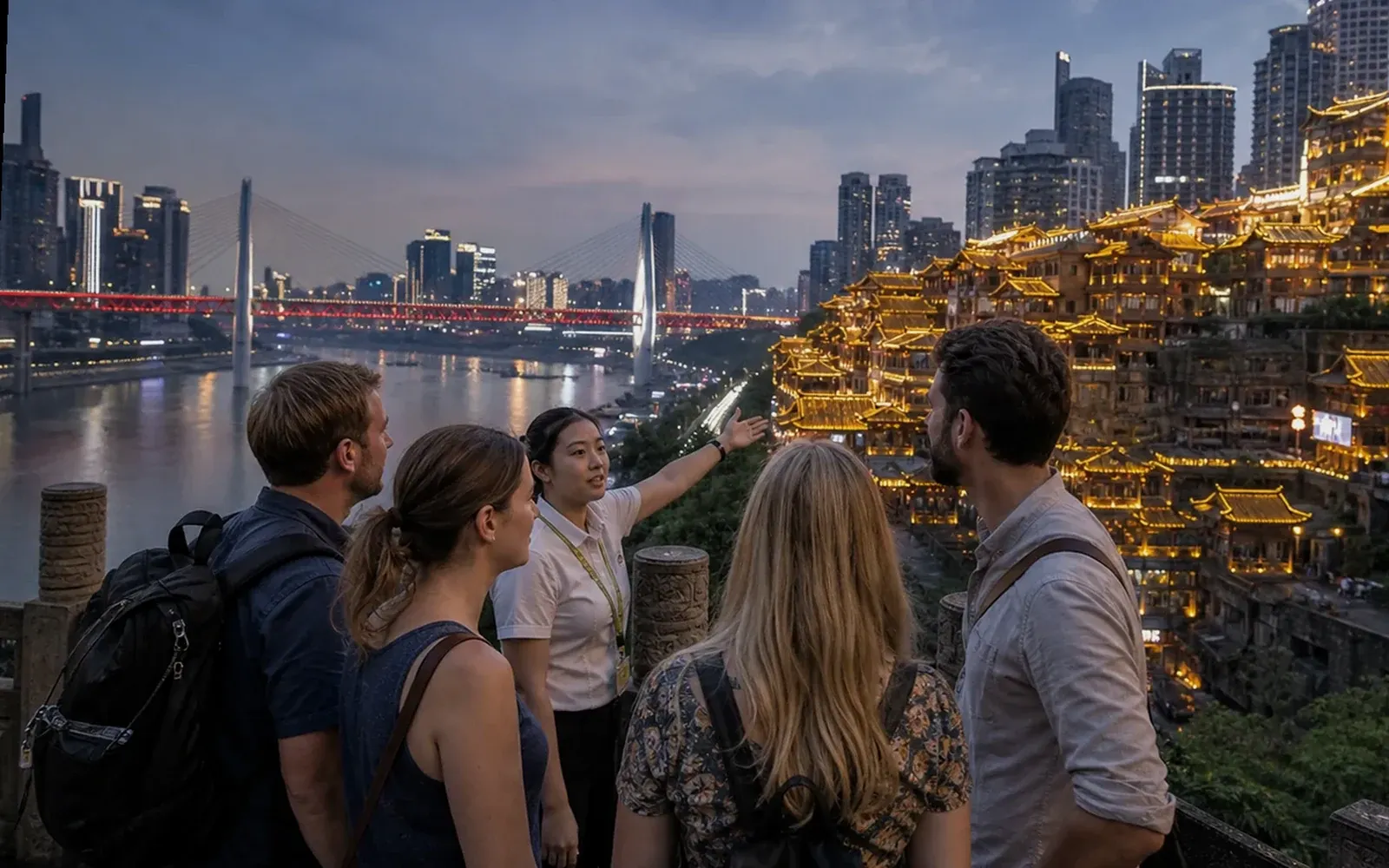 Chongqing Zoo, Huangjueping and Hongya Cave on the 5-Day Chongqing Private Tour: Pandas, Old Streets & Mountain City Chongqing Zoo, Huangjueping and Hongya Cave on the 5-Day Chongqing Private Tour: Pandas, Old Streets & Mountain City