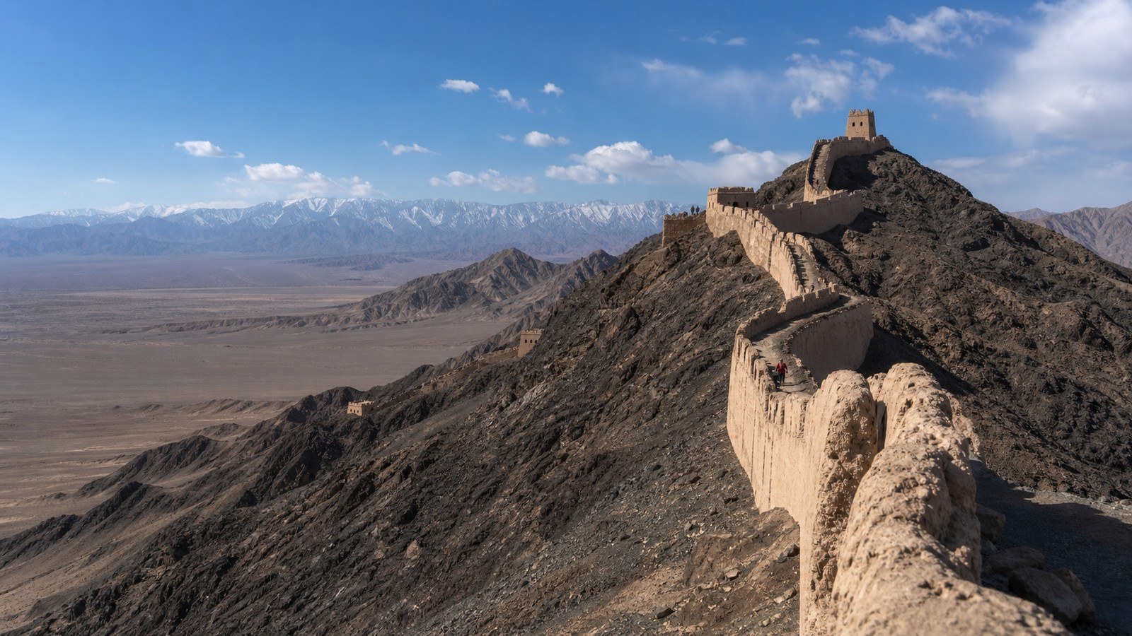 Dunhuang to Jiayuguan: Overhanging Great Wall and Jiayuguan Pass, Day 3 of 5-Day Gansu Silk Road Group Tour to Dunhuang, Jiayuguan & Zhangye