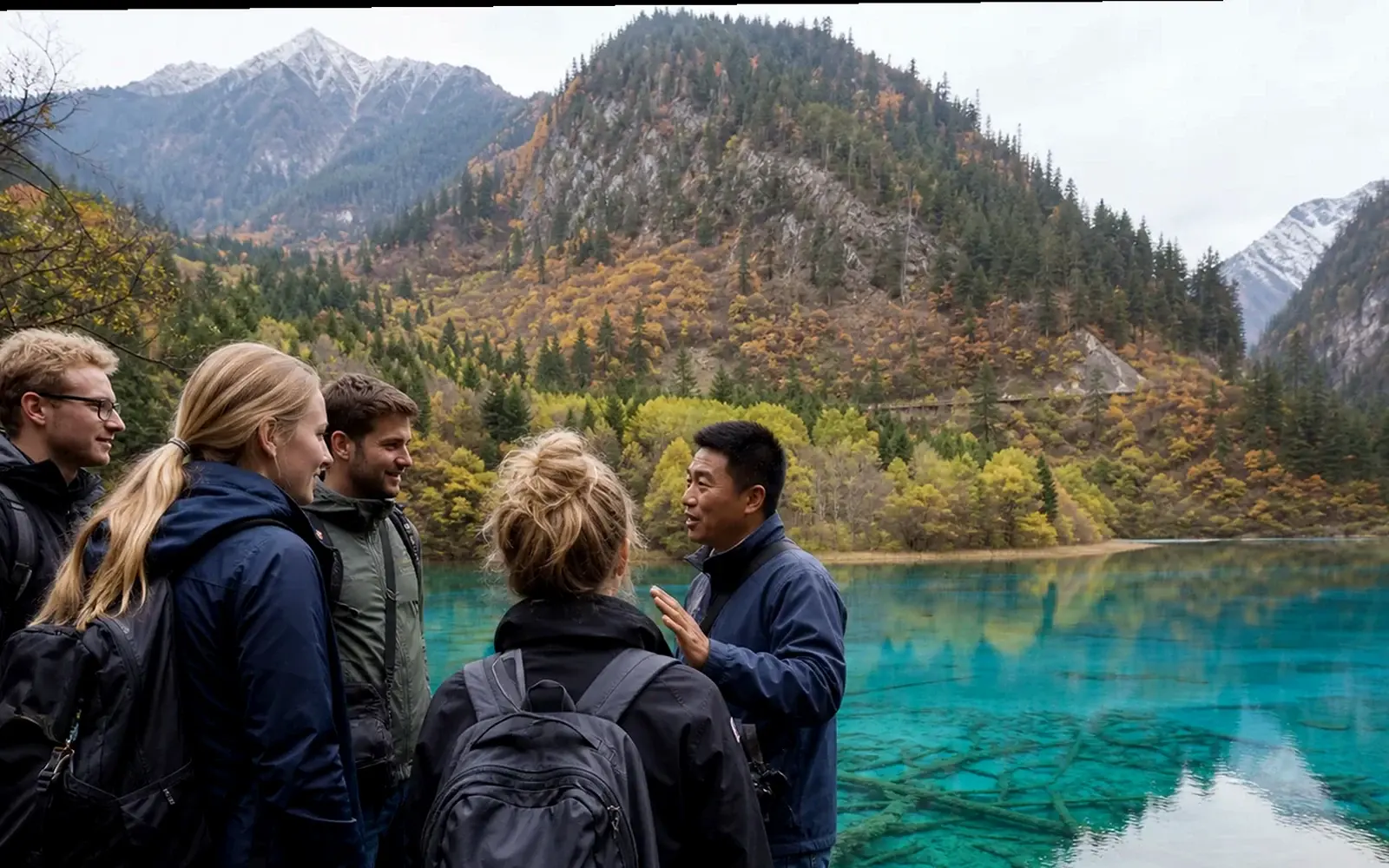 Jiuzhaigou Valley on the 5-Day Jiuzhaigou & Huanglong Private Tour from Chengdu
