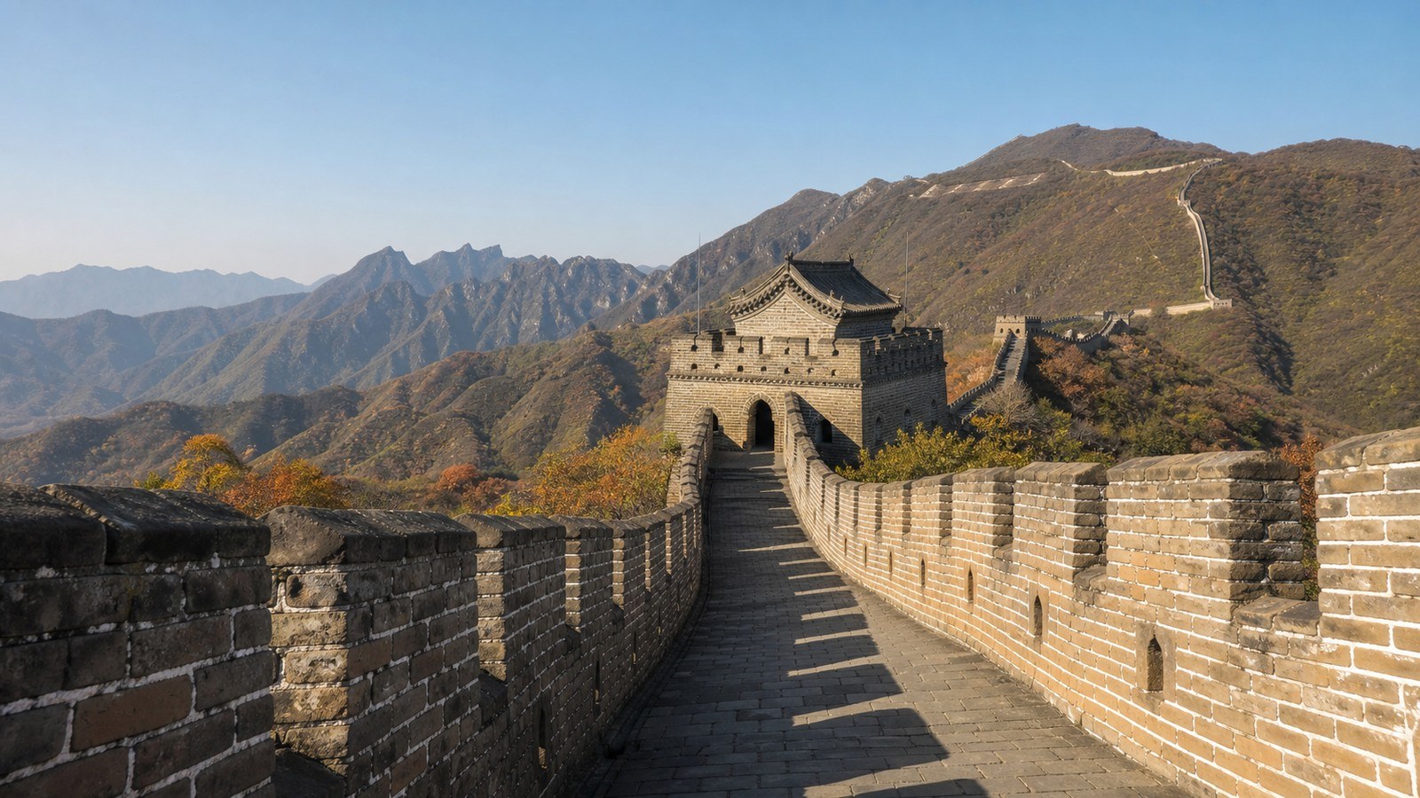 Walking on Mutianyu Great Wall; Beijing Great Wall Tour, Day 7 of 8-Day Shanghai Xi'an Beijing Best of China Small Group Tour