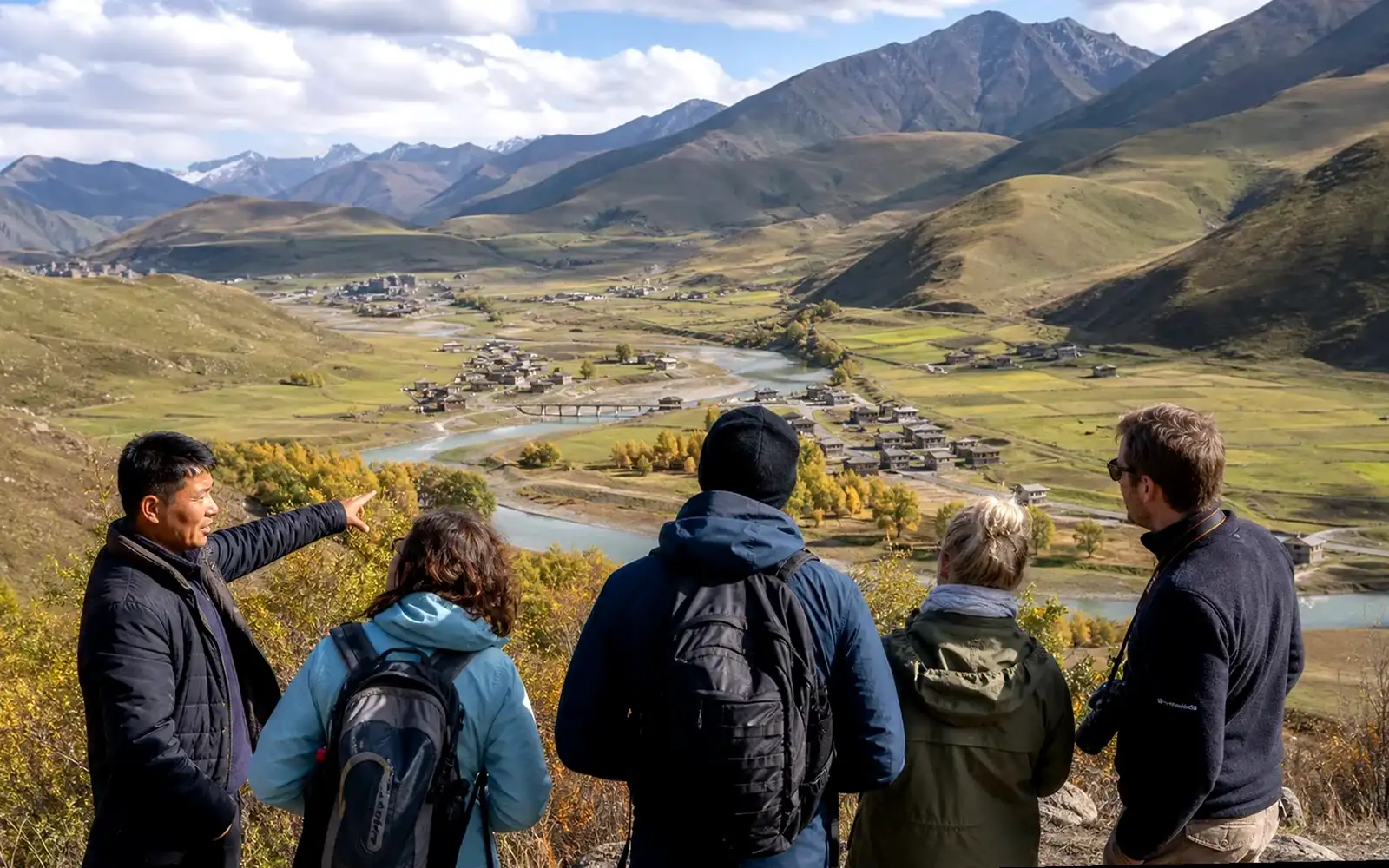 Western Sichuan trail from Tsemed toward Gongga Monastery