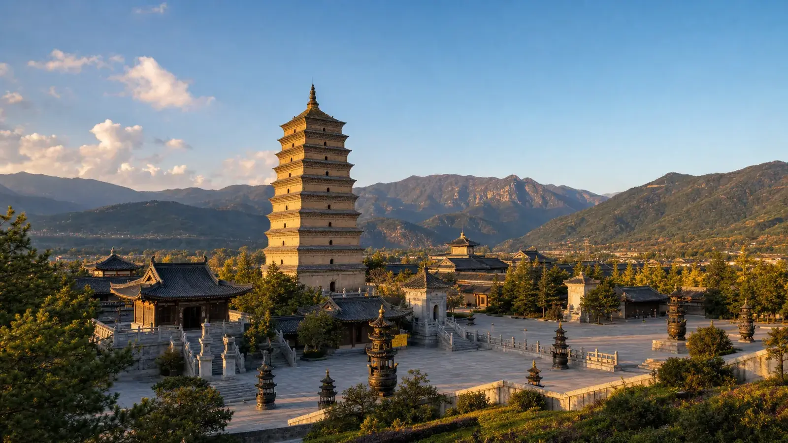 Travelers exploring Baoji's Zhou and Qin cultural heritage