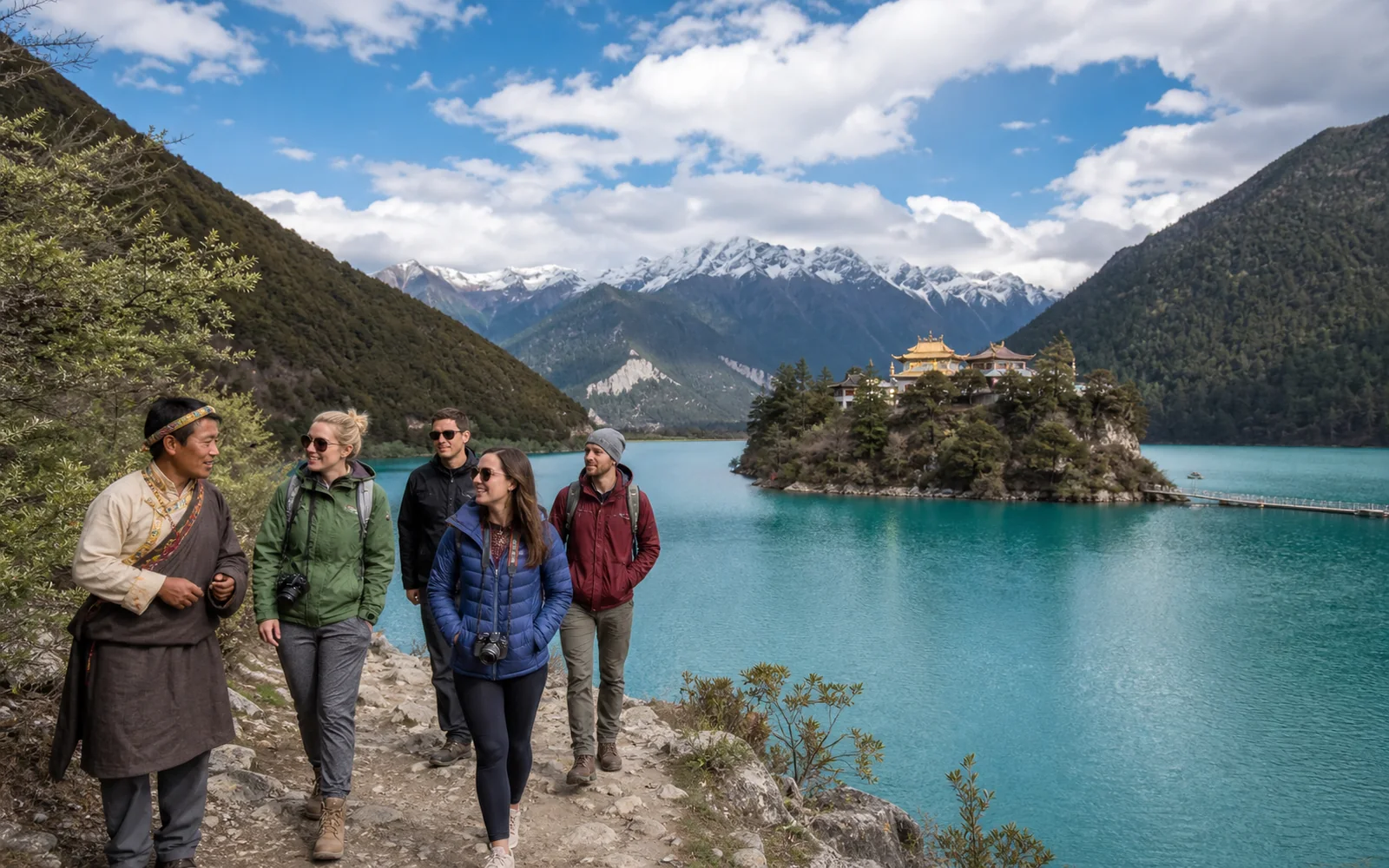 Gangyun Pine Forest – Basumtso Lake — 8-Day Nyingchi, Pomi, Lhasa & Shigatse Group Tour