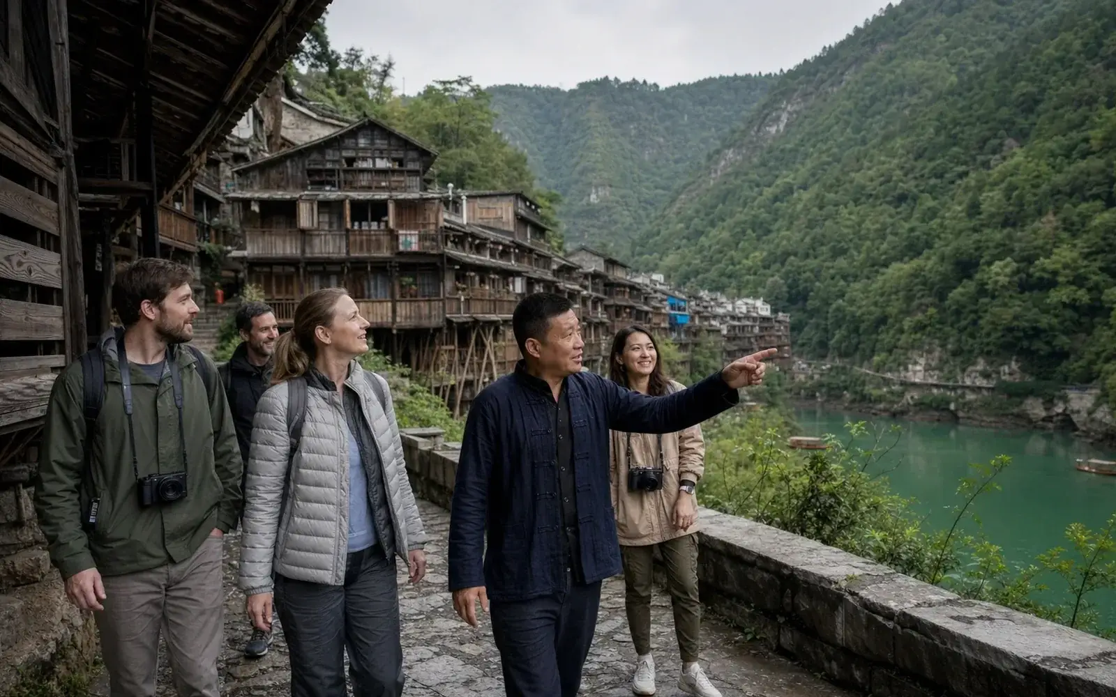 Shibati, Mountain City Trail and Danzishi on the 5-Day Chongqing Private Tour: Pandas, Old Streets & Mountain City Shibati, Mountain City Trail and Danzishi on the 5-Day Chongqing Private Tour: Pandas, Old Streets & Mountain City