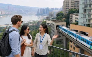 4-Day Chongqing: Light Rail, Hongya Cave & Hot Pot