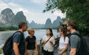 1-Day Guilin Jingjiang Palace, Rice Noodle & Night Cruise Tour