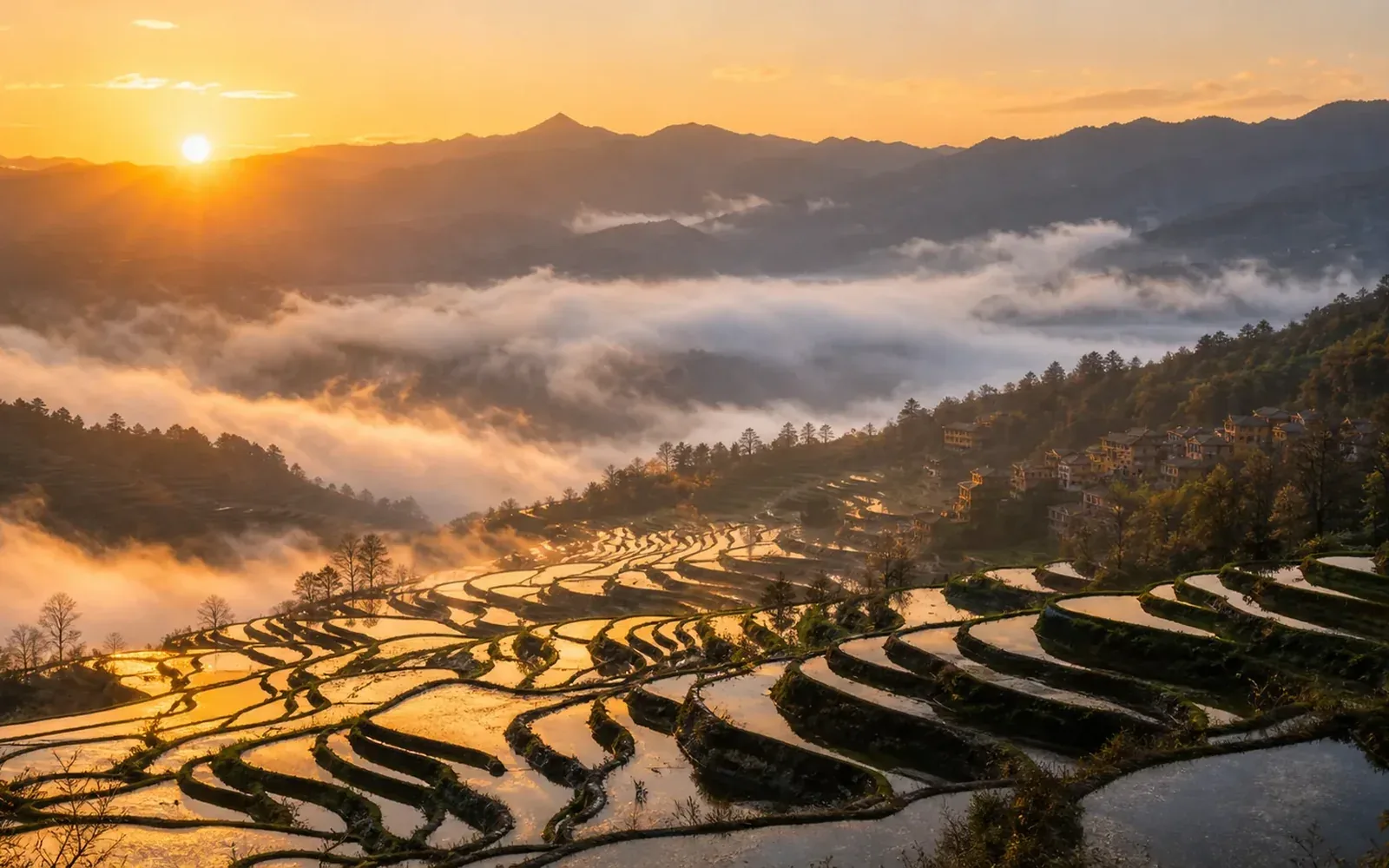 Yuanyang | Duoyishu Sunrise and Rice Terraces on the 3-Day Yuanyang Rice Terraces Tour from Kunming Yuanyang | Duoyishu Sunrise and Rice Terraces on the 3-Day Yuanyang Rice Terraces Tour from Kunming