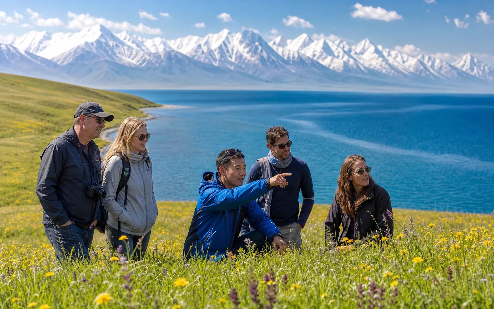 Sayram Lake to Kuitun or Dushanzi on the 10-Day Xinjiang Duku Highway & Pamir Private Tour