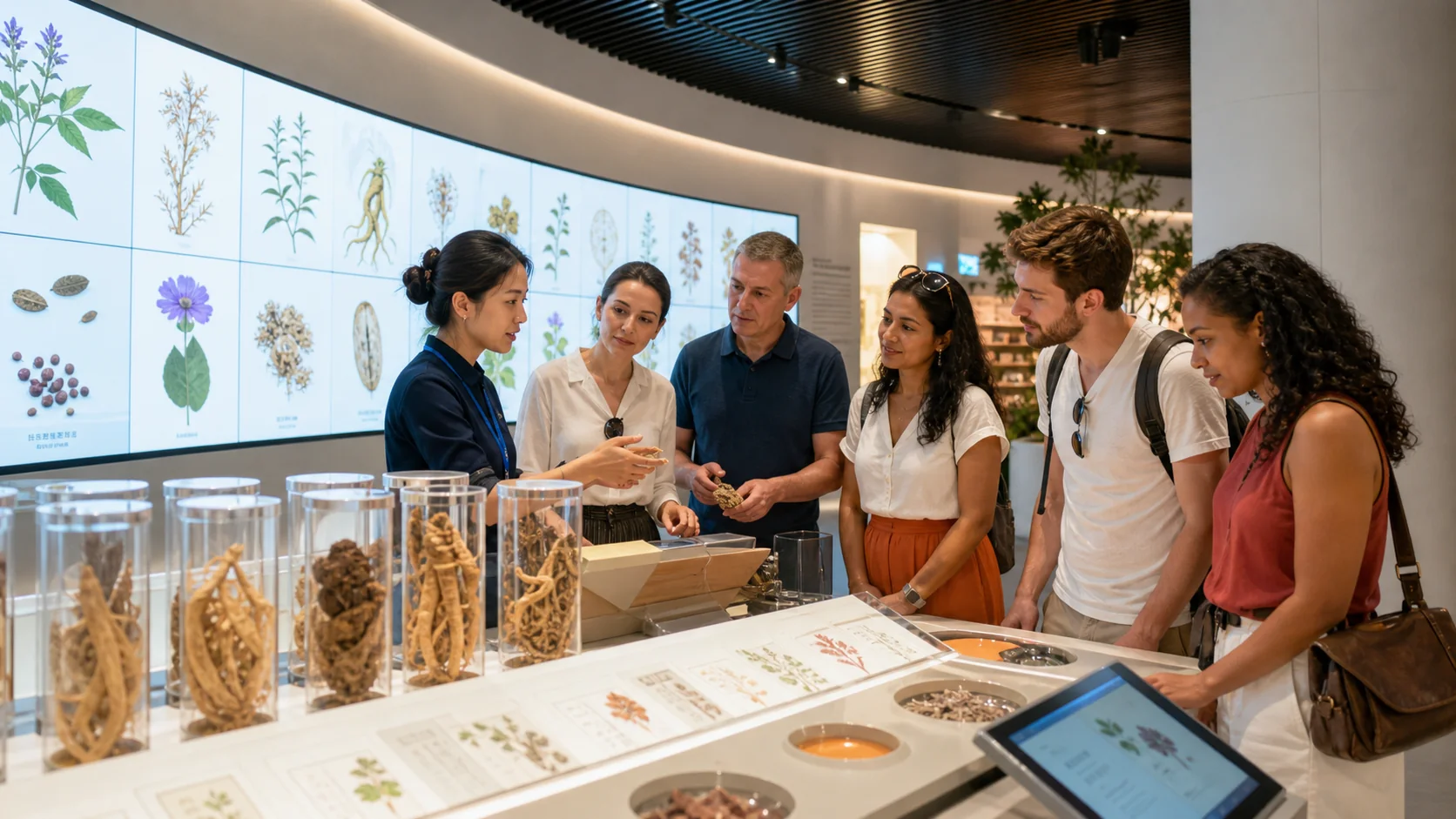 Interactive Chinese medicine museum in Shijiazhuang