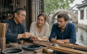 2-Day Suzhou Slow Life, Xitang Stay & Hu Brush Craft Tour