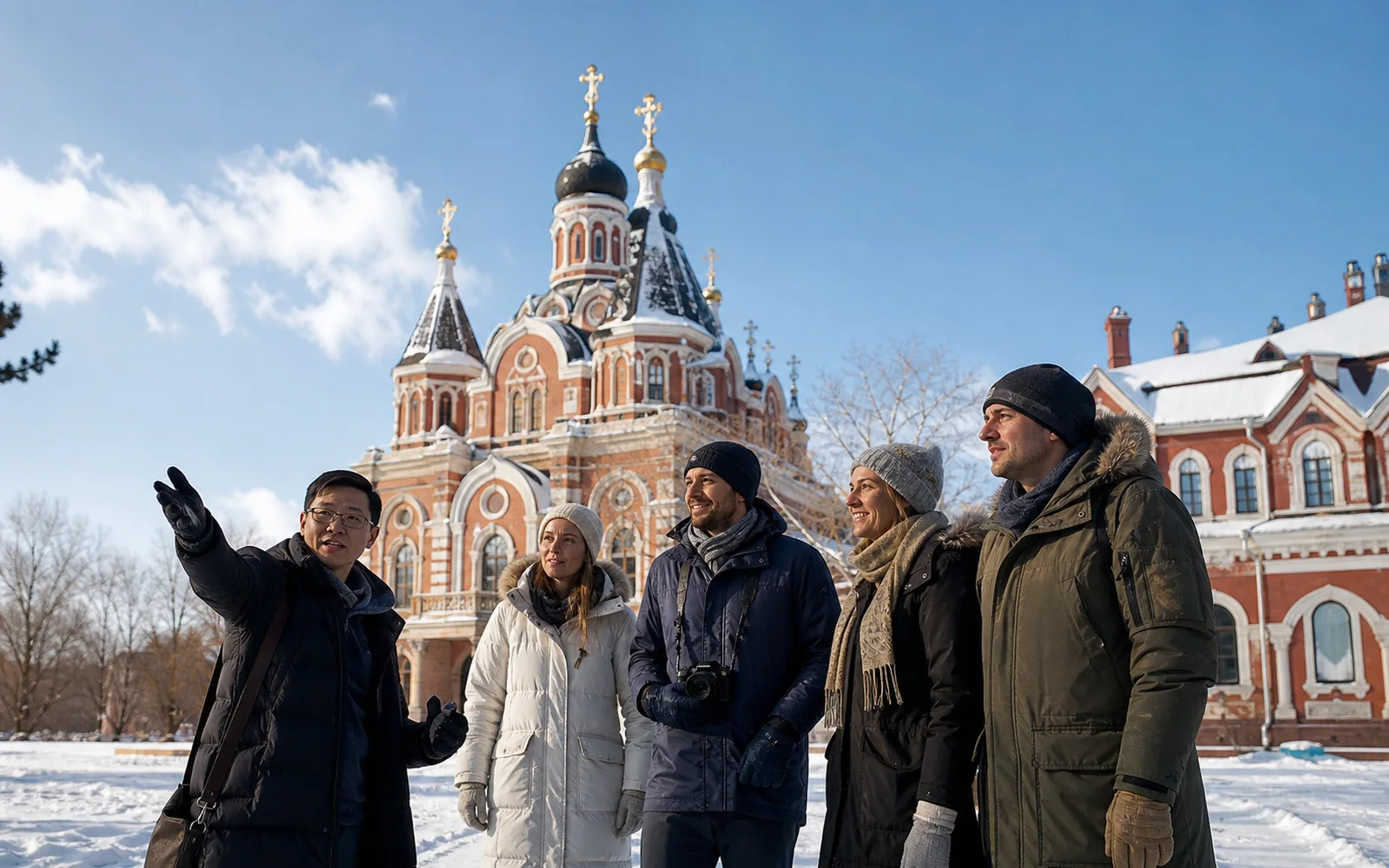 Volga Manor Architecture, Bread and Matryoshka Painting on the 1-Day Harbin Volga Manor Russian-Style Culture Tour