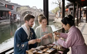 1-Day Xitang Ancient Town Hanfu, Craft & Boat Tour from Shanghai