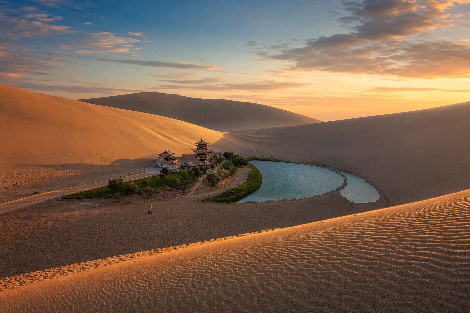 Mingsha Mountain and Crescent Lake — 11-Day Gansu & Qinghai In-Depth Loop Group Tour