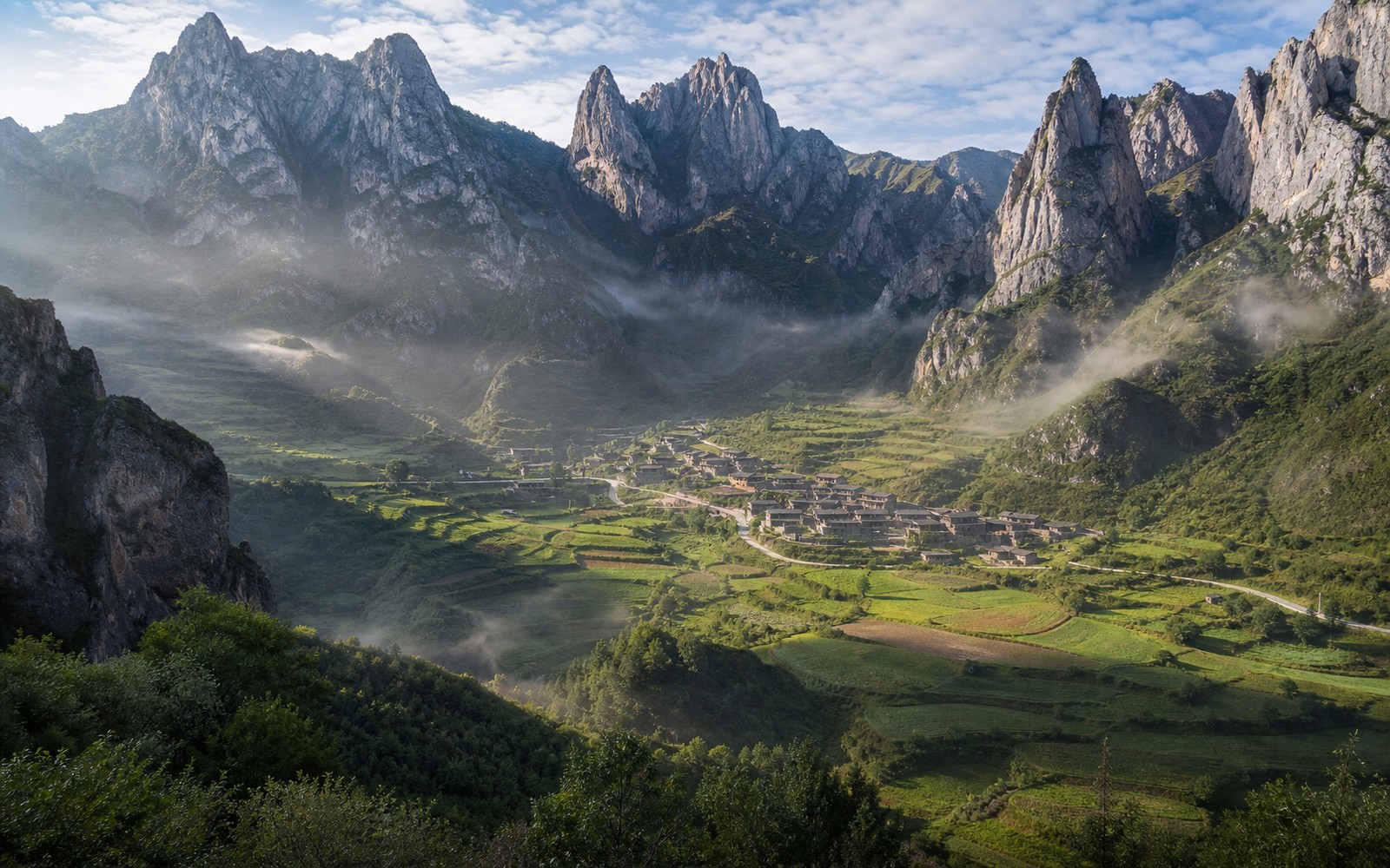 Travel view of Gannan, Gansu, China