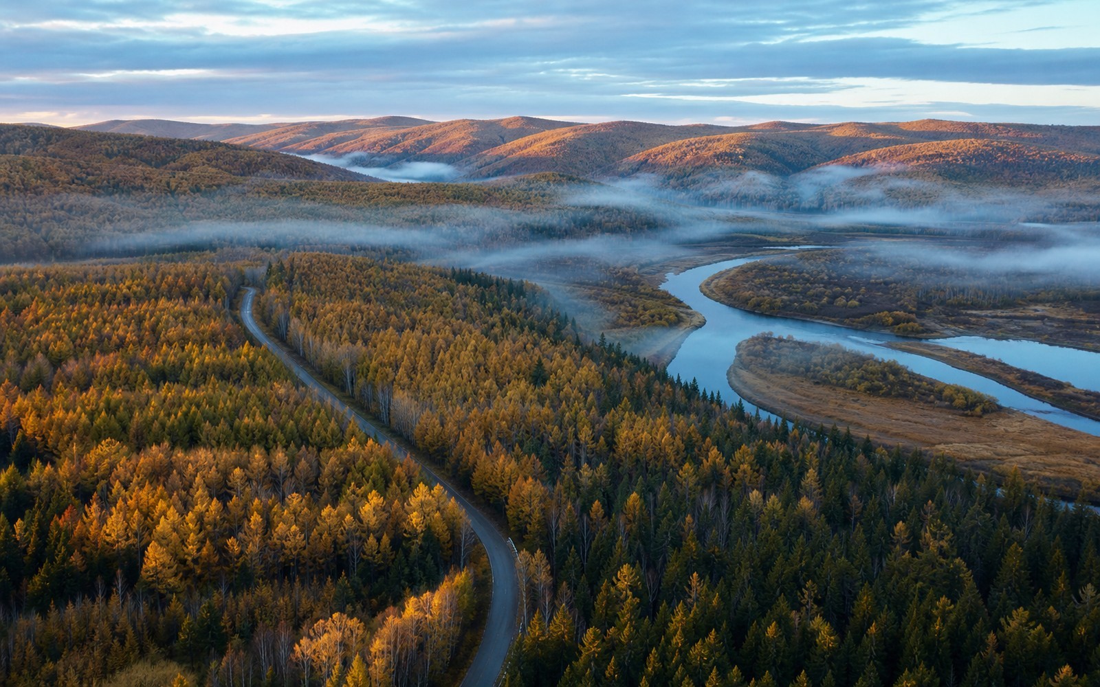 Travel view of Greater Khingan, Heilongjiang, China