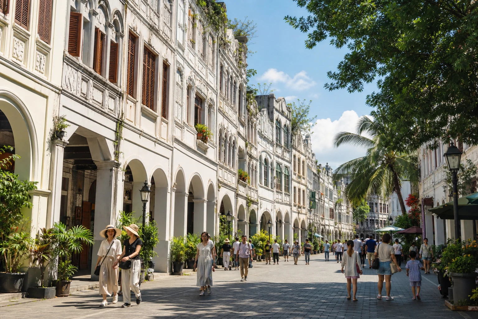 Haikou volcanic landscapes and Qilou Old Street — 10-Day Discover Hainan Island Group Tour