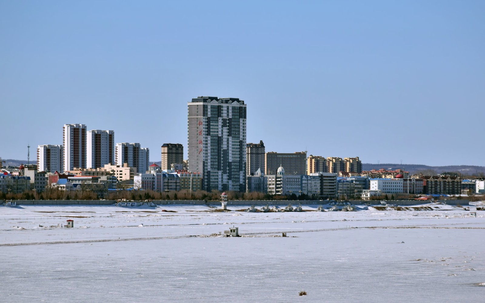 Travel view of Heihe, Heilongjiang, China