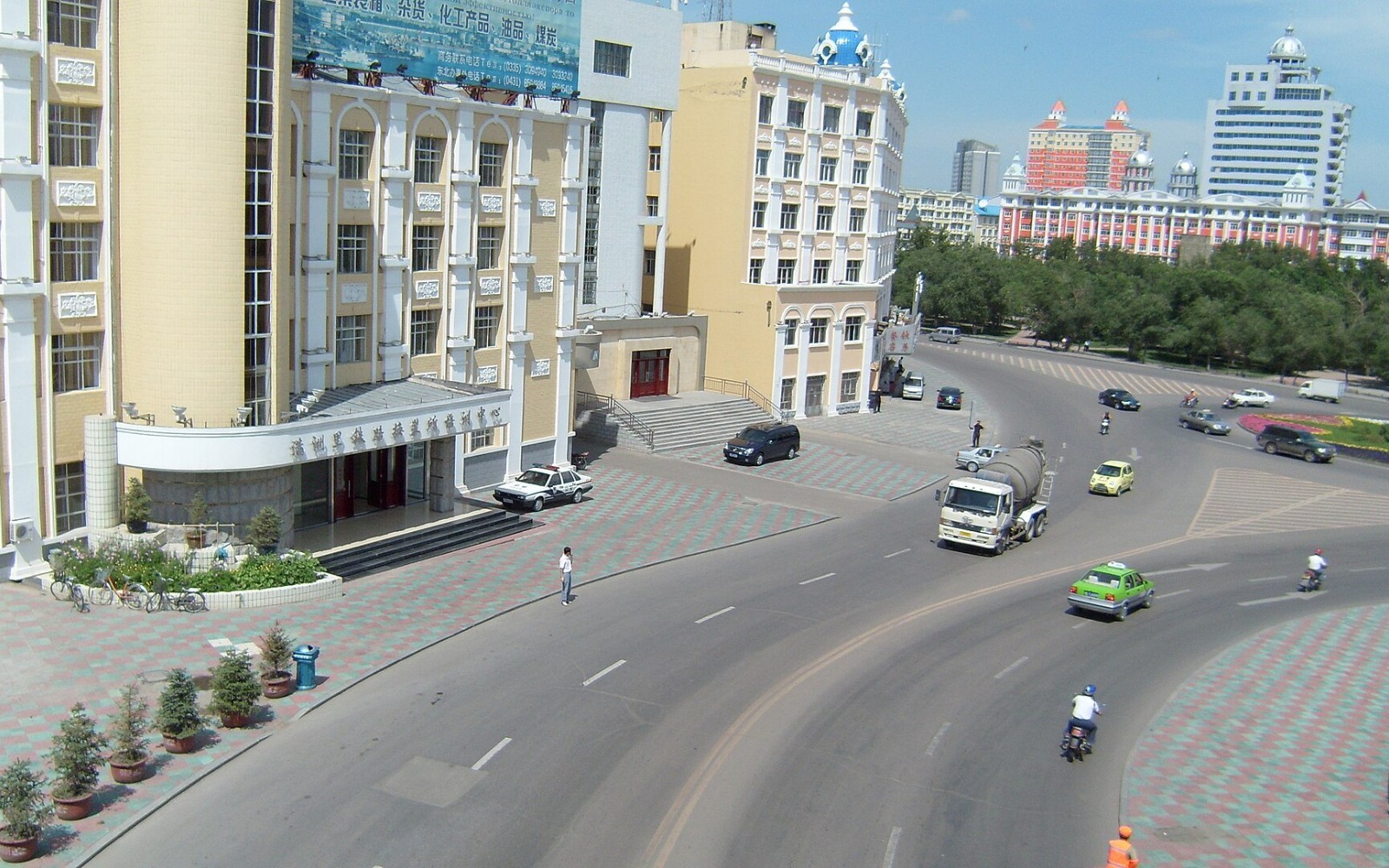 Travel view of Manzhouli, Inner Mongolia, China