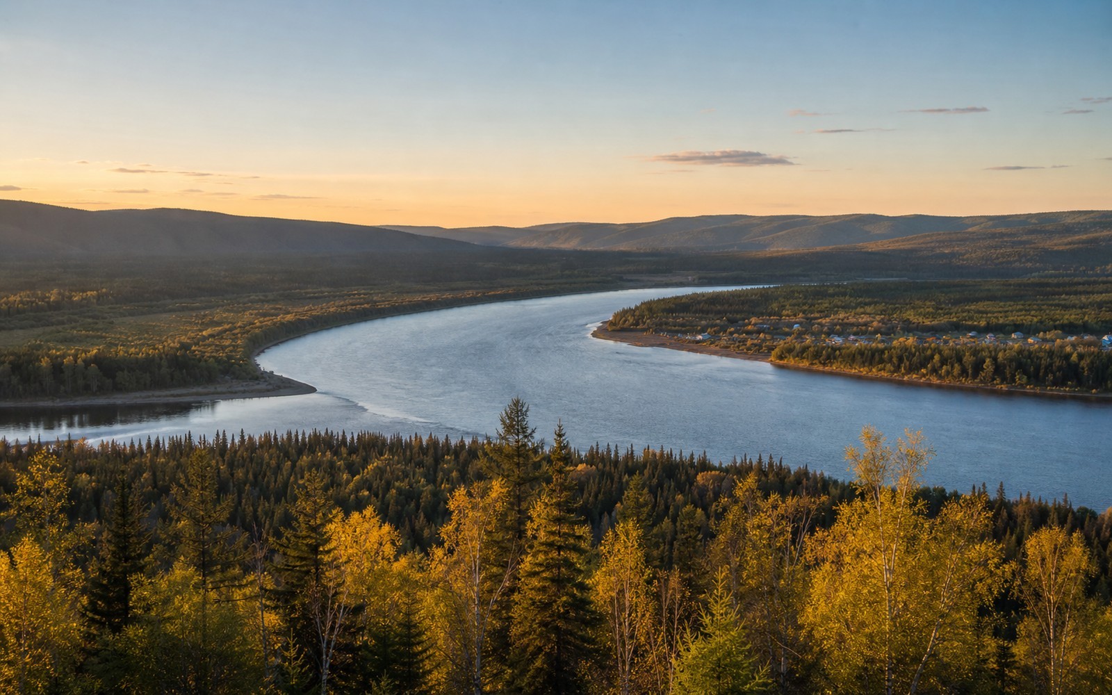 Travel view of Mohe, Heilongjiang, China