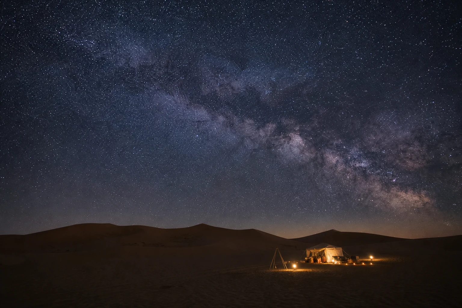 Desert sunrise and stargazing-country landscapes — 9-Day Gansu & Ningxia Landscape Group Tour Desert sunrise and stargazing-country landscapes — 9-Day Gansu & Ningxia Landscape Group Tour