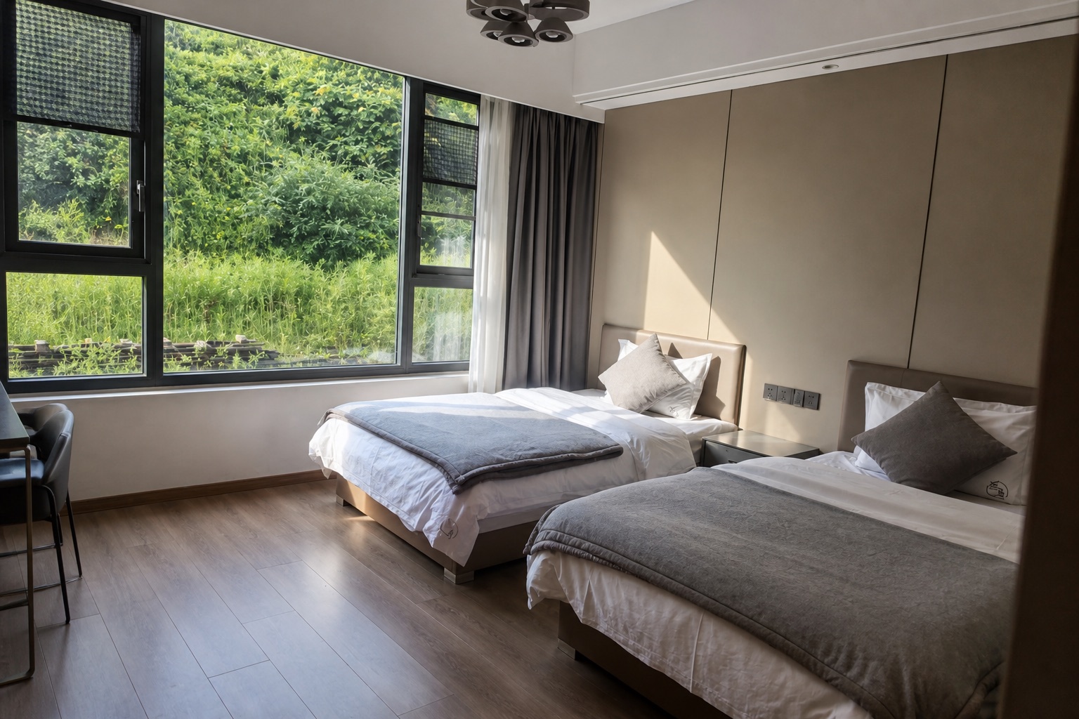Simple guesthouse accommodation in Mount Siguniang town before a Sichuan trek