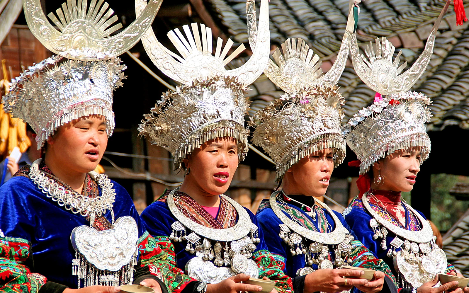 Miao women in Langde village