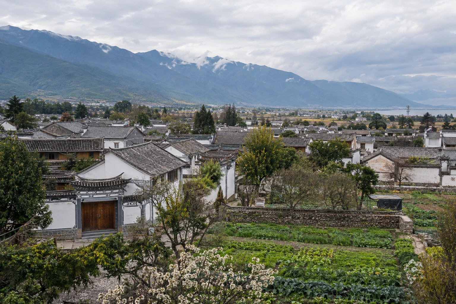Bai courtyard houses in Xizhou