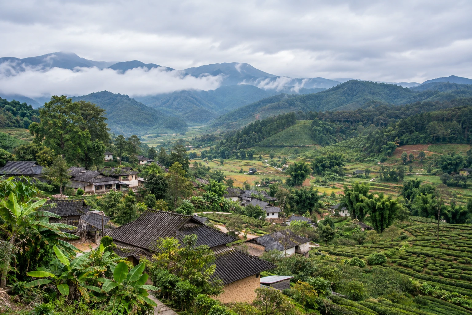 Countryside around Ning’er in Pu’er