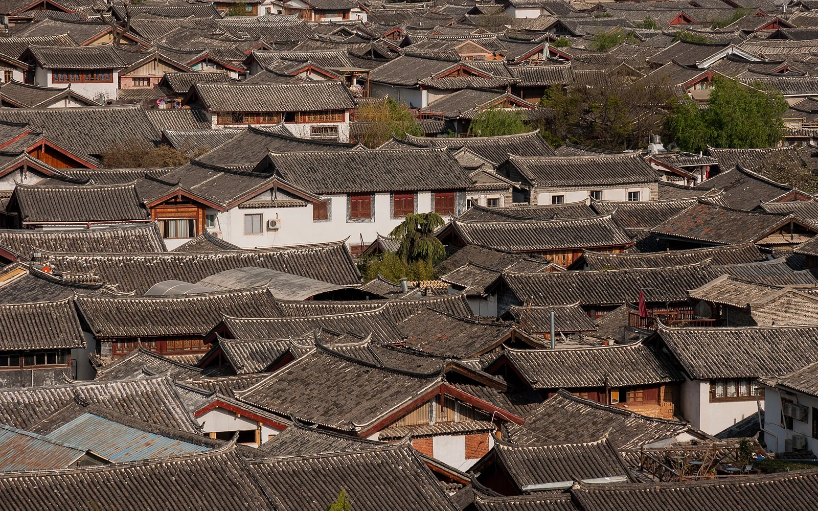Rooftops of Lijiang Old Town