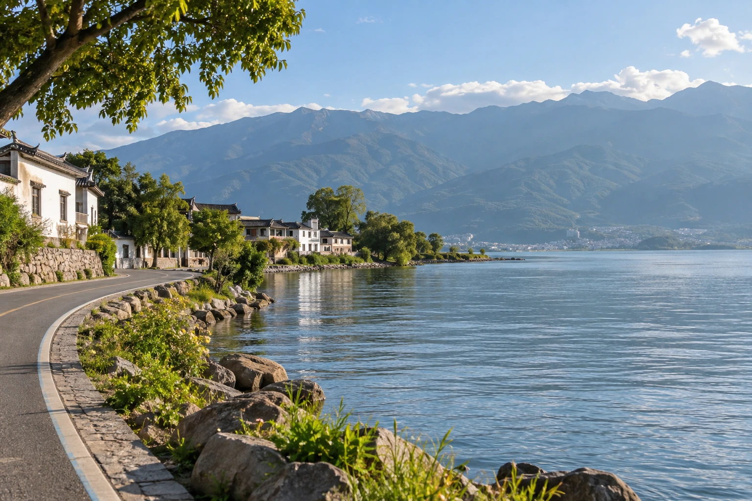 Scenery for Kunming to Dali — 12-Day Kunming to Lhasa Yunnan-Tibet Motorcycle Group Tour