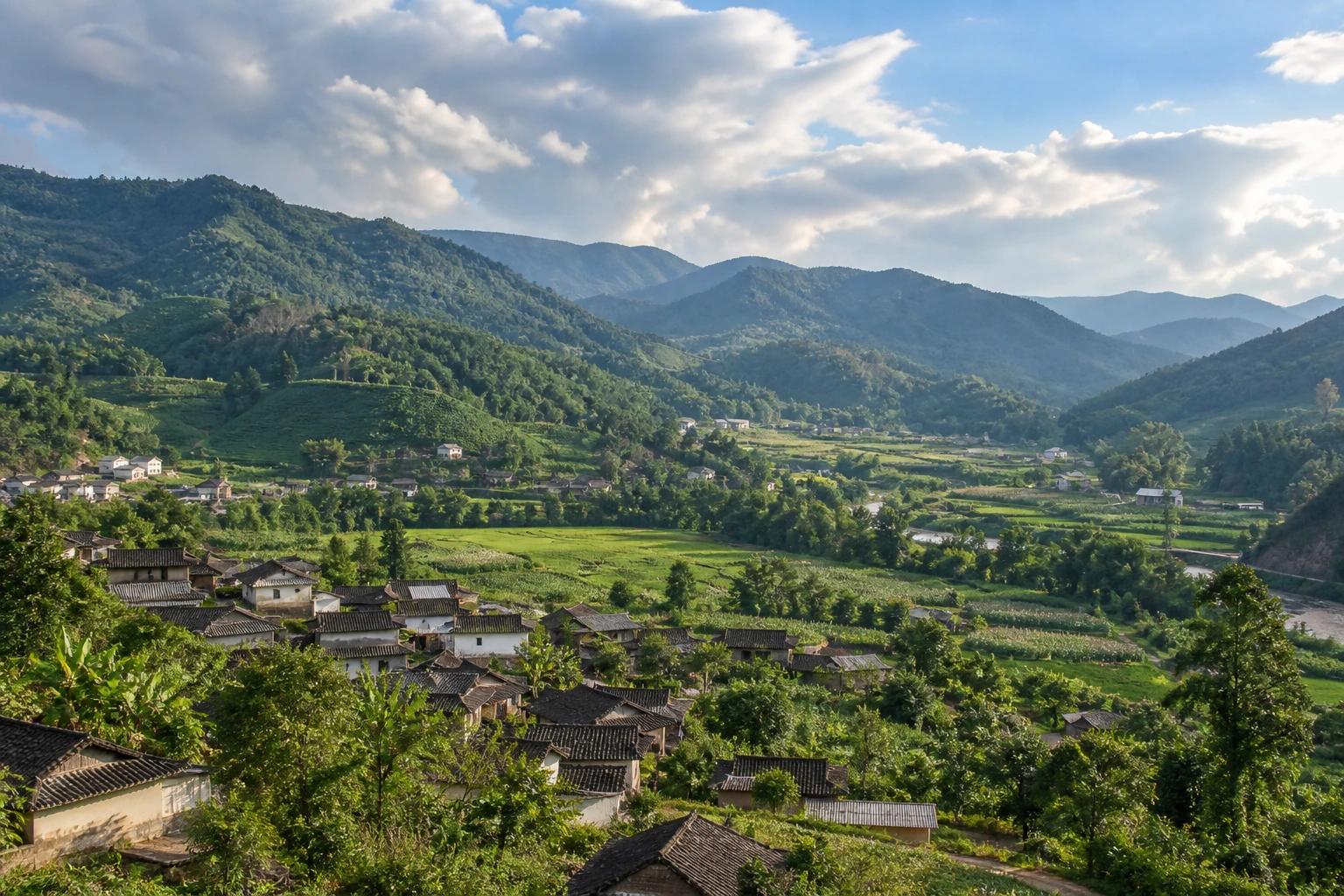 Countryside around Ning’er in Pu’er