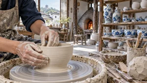 1-Day Jiangxi Jingdezhen Imperial Kiln, Porcelain Painting & Food Tour