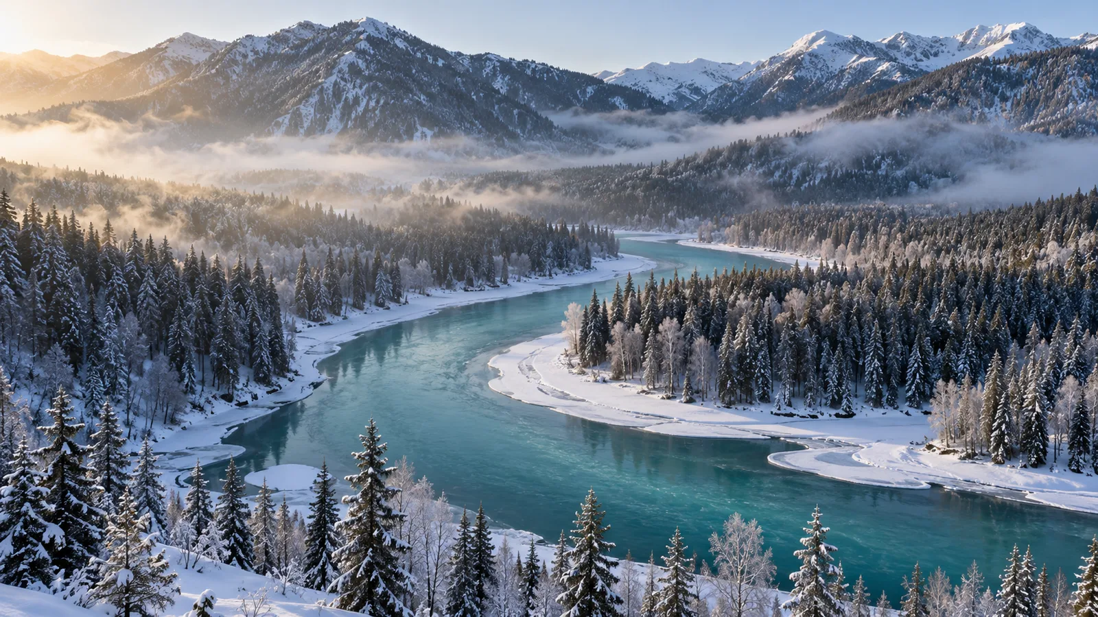 AI-generated illustration: kanas winter photography stops.