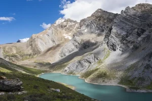Alpine lake scenery on the Animadong and Cuoni route