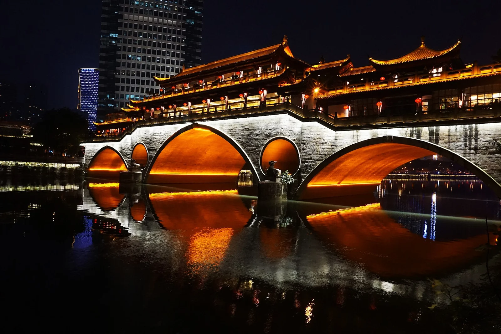 Anshun Bridge in Chengdu
