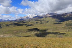 The Genyen massif viewed from the Litang highlands
