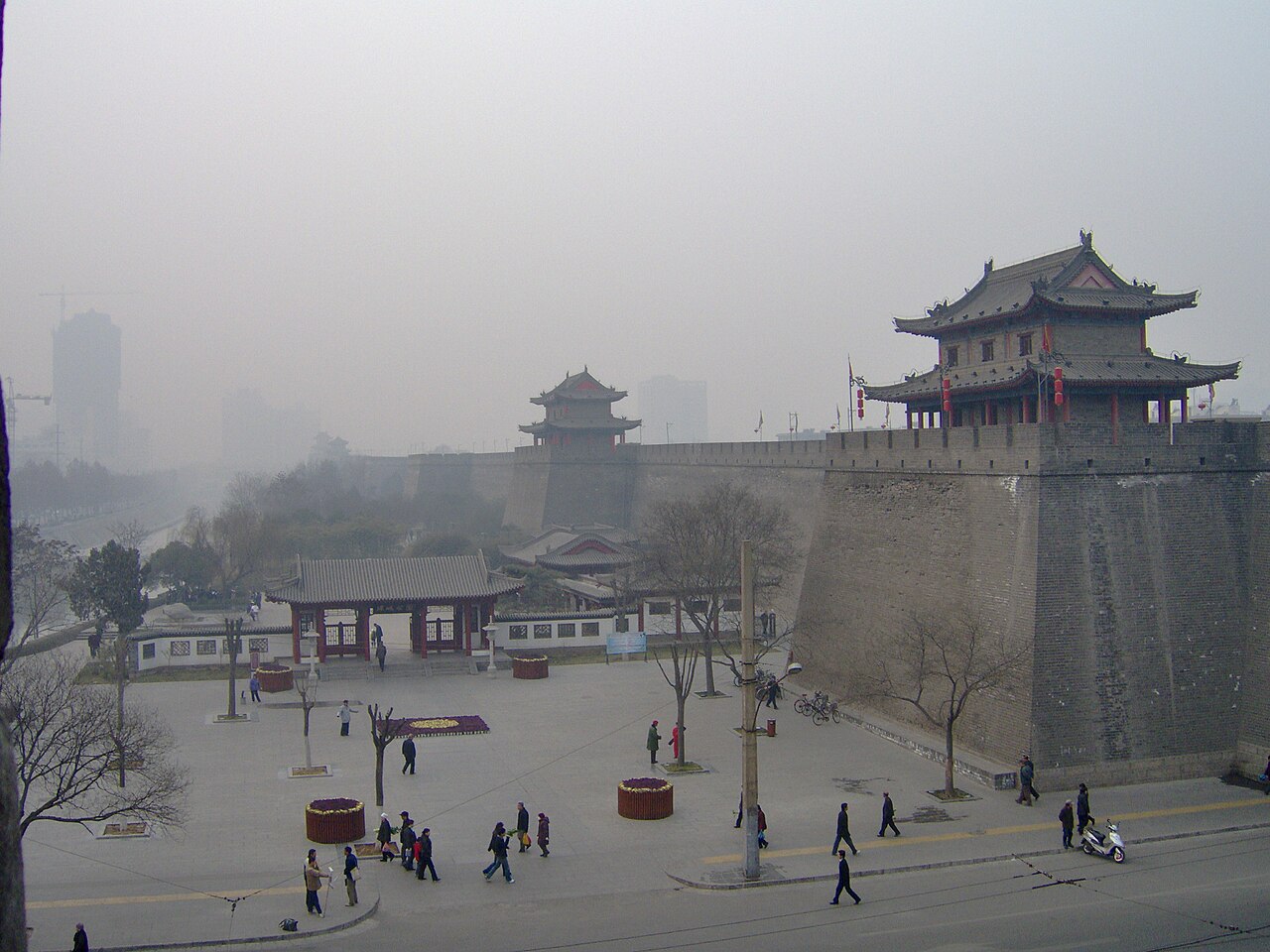 Fortified corner of the Xi’an City Wall