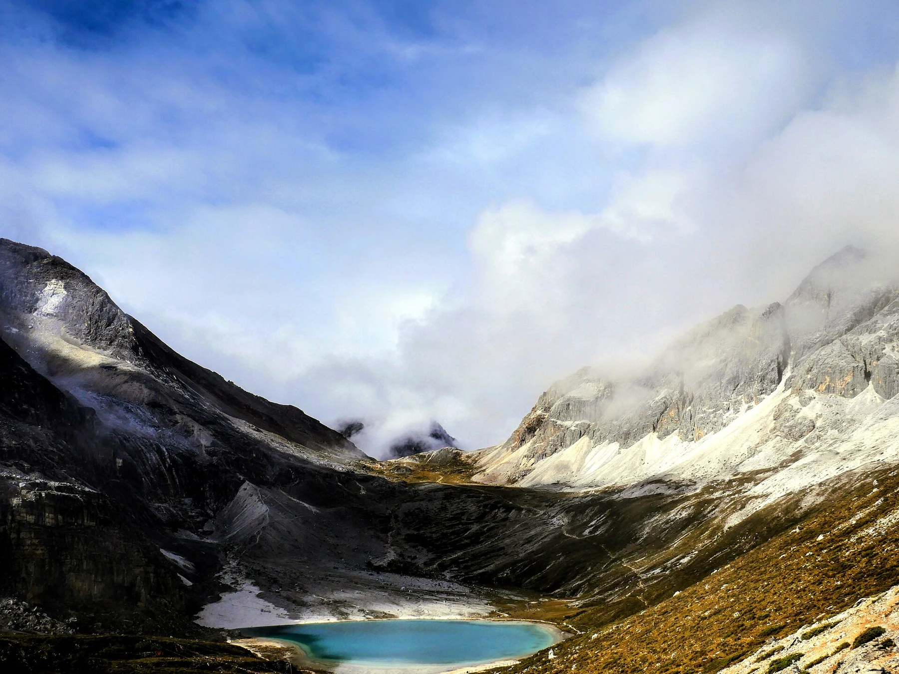 Milk Lake in Yading Scenic Area